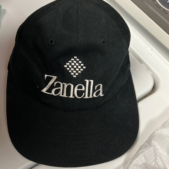 Zanella adjustable cap unisex black with white lettering - Picture 1 of 3
